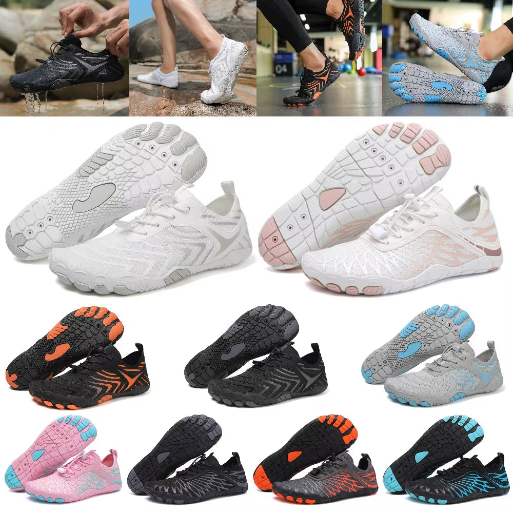 Unisex Barefoot Shoes Outdoor Beach Water Sports Upstream Aqua Shoes Men Women Gym Running Fitness Sneakers Swimming Footwear