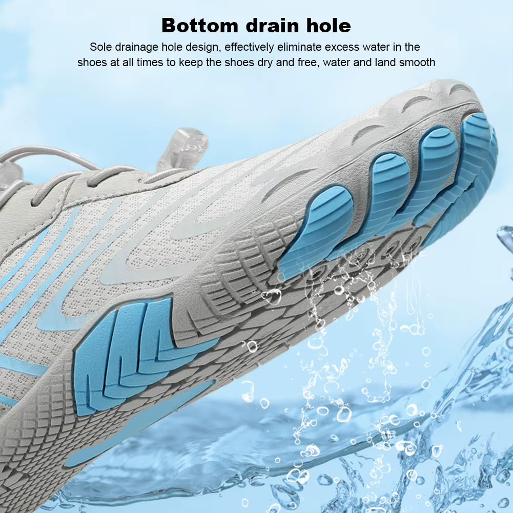 Unisex Barefoot Shoes Outdoor Beach Water Sports Upstream Aqua Shoes Men Women Gym Running Fitness Sneakers Swimming Footwear