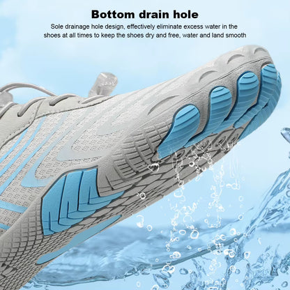 Unisex Barefoot Shoes Outdoor Beach Water Sports Upstream Aqua Shoes Men Women Gym Running Fitness Sneakers Swimming Footwear