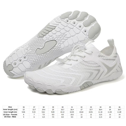 Unisex Barefoot Shoes Outdoor Beach Water Sports Upstream Aqua Shoes Men Women Gym Running Fitness Sneakers Swimming Footwear